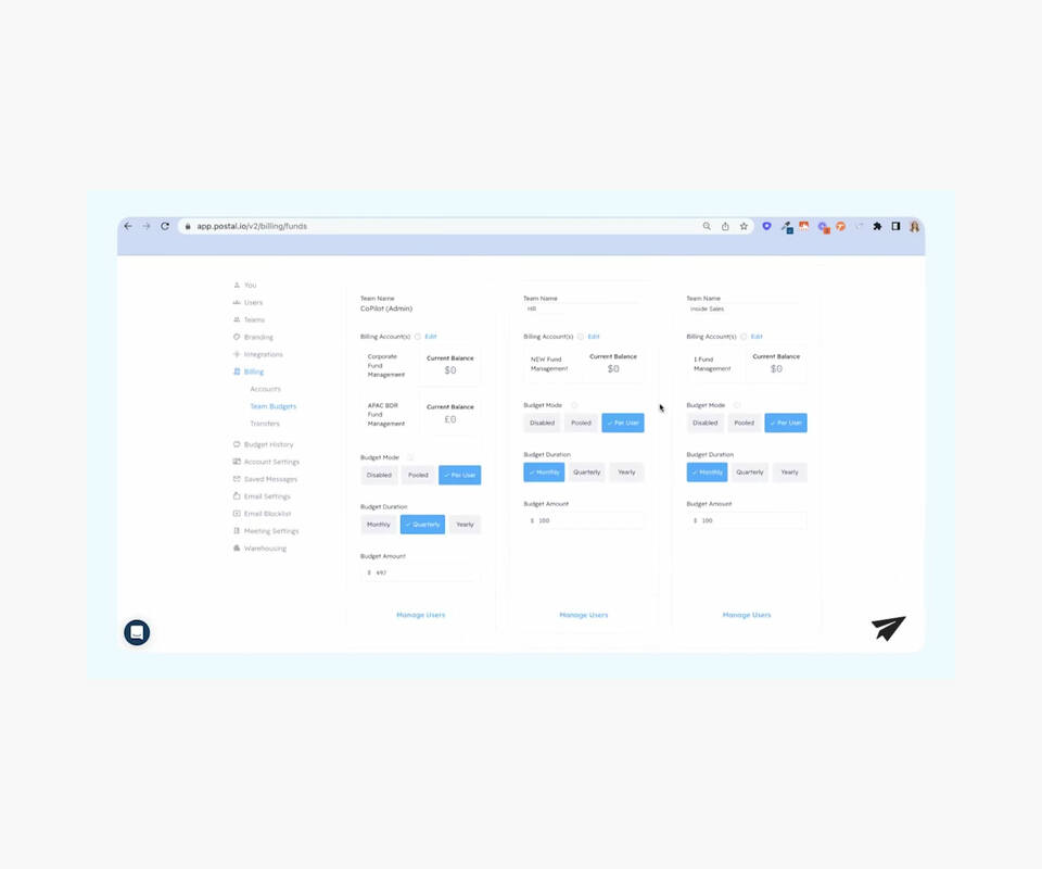 Postal Admin Training