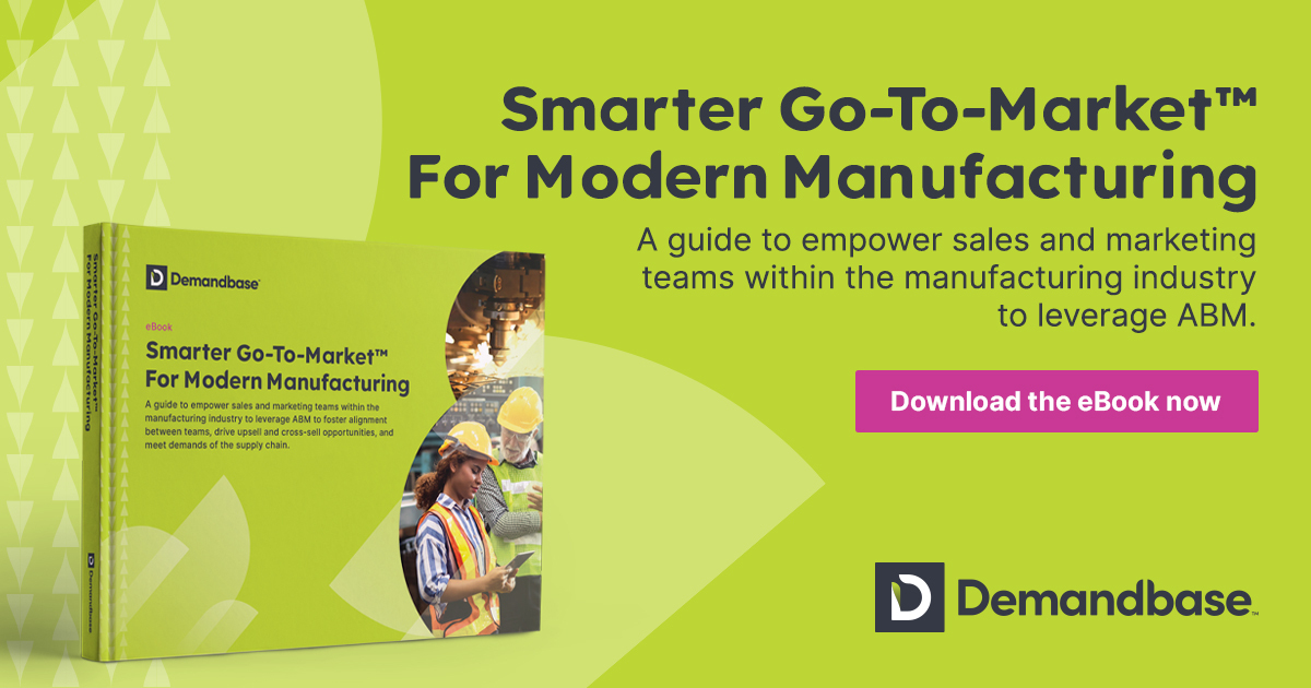 Smarter GTM For Modern Manufacturing