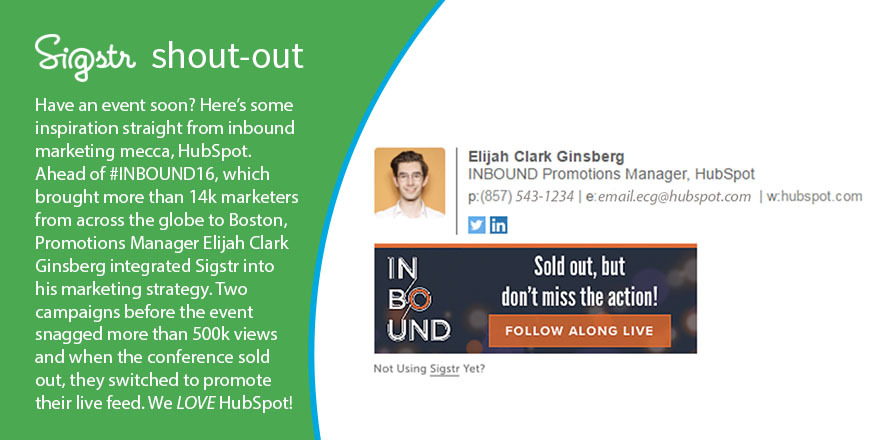 [Sigstr Shout-Out] HubSpot Custom Email Signature Generates +530K Sigstr Views - Terminus Site