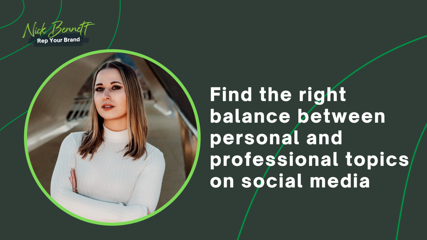 Find the right balance between personal and professional topics on social media with Zoë Hartsfield