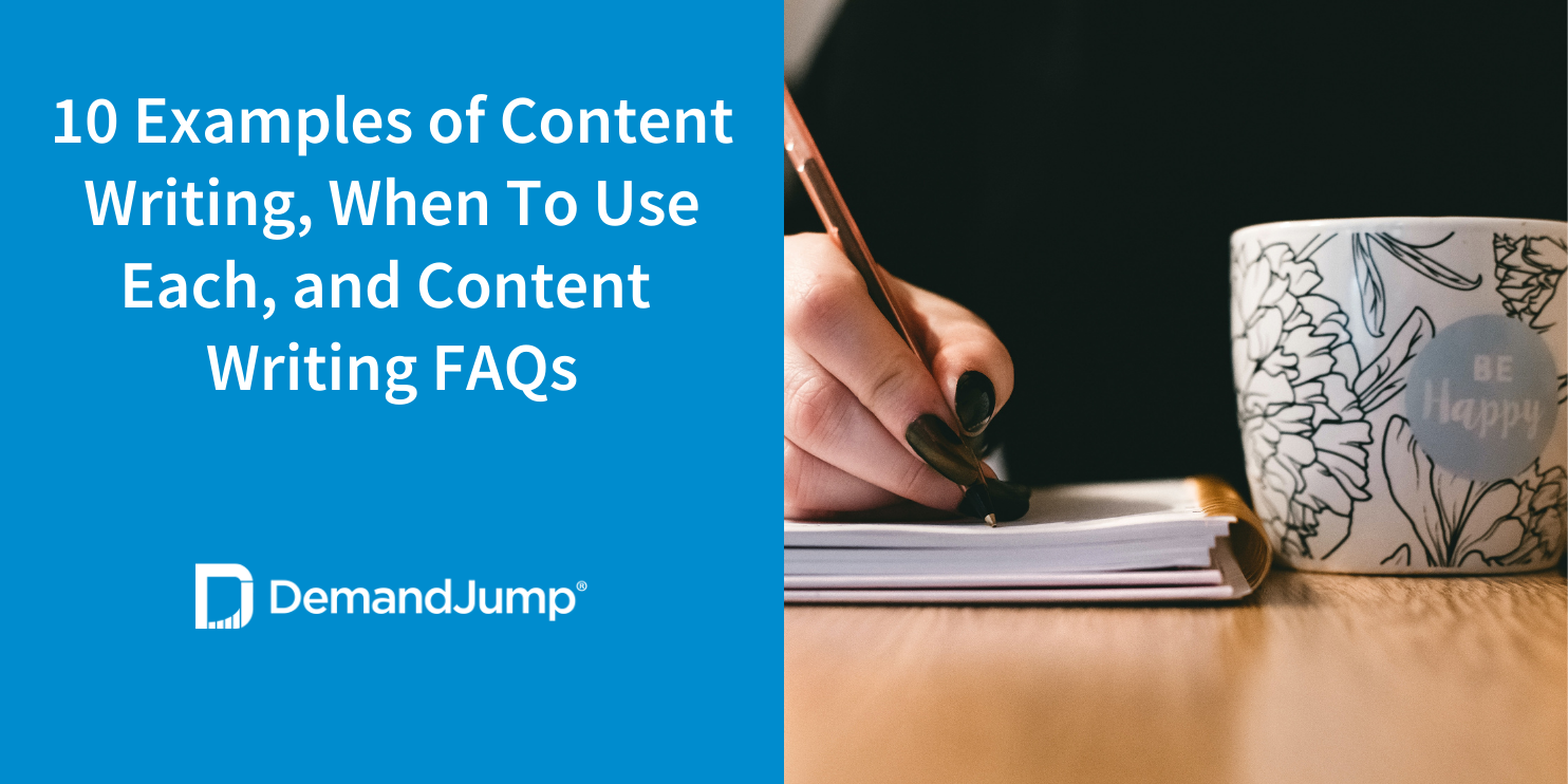 10 Examples of Content Writing, When To Use Each, and Content Writing FAQs