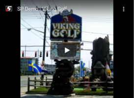 Custom LED sign for golf - Swipe File