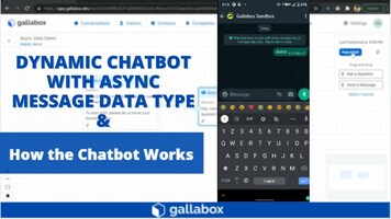 Dynamic Chatbot with Async Message Data Type (English)