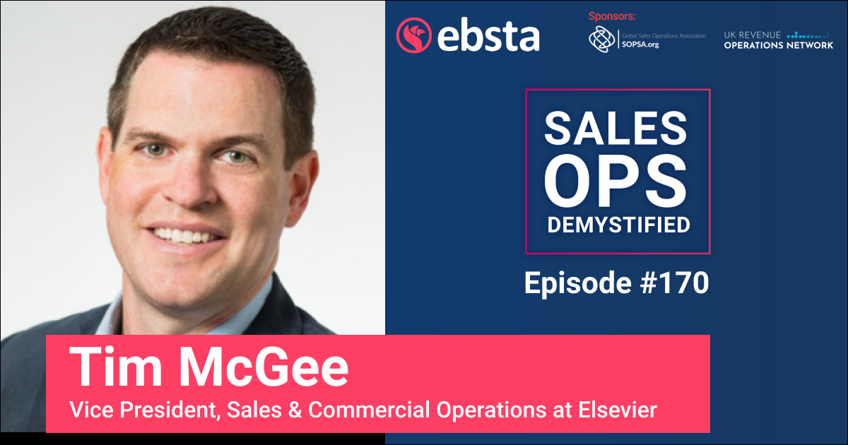 Sales Operation Strategy with Tim McGee of Elsevier