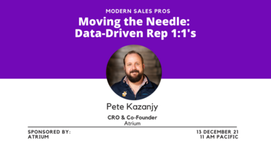 Moving the Needle: Data-Driven Rep 1:1's