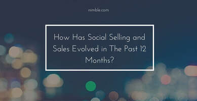 How has social sales and sales changed during the last 12 months?