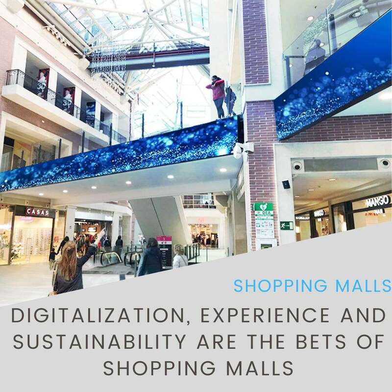 Digitization, experience and sustainability, essential for shopping centers