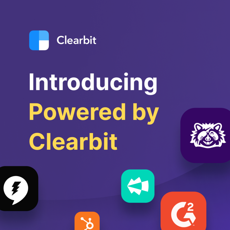 Powered By Clearbit program now offers API provisioning and flexible pricing