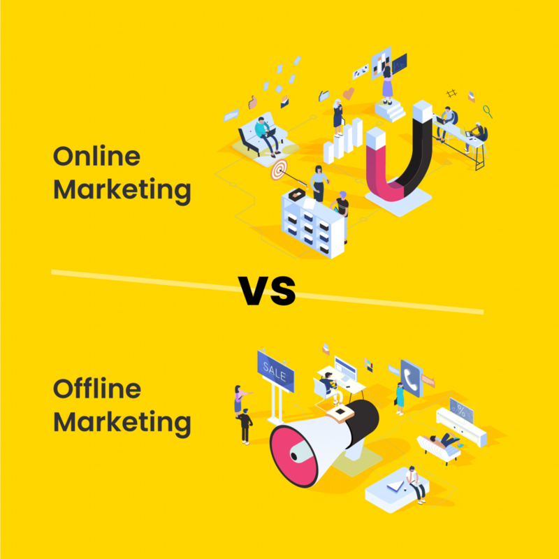 Offline vs. Online Marketing, A Trade-off or A Balancing Game : A Founder's Perspective