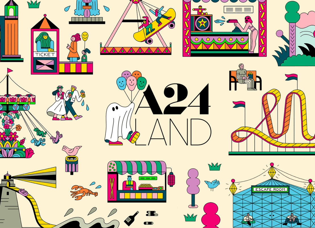 What If A24 Had Its Own Theme Park? Imagining A24Land - Ceros Inspire