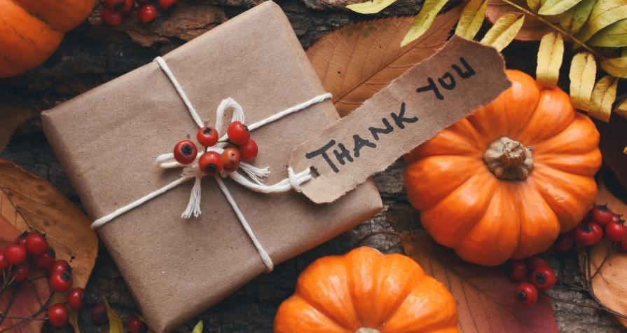 Thankful + Grateful - For You!