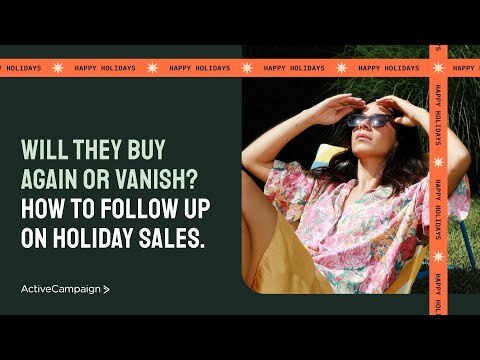Strategy Session: How to follow up on Holiday Sales with Automation