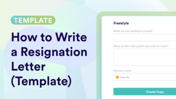 Resignation Letter Templates: How To Write & Examples