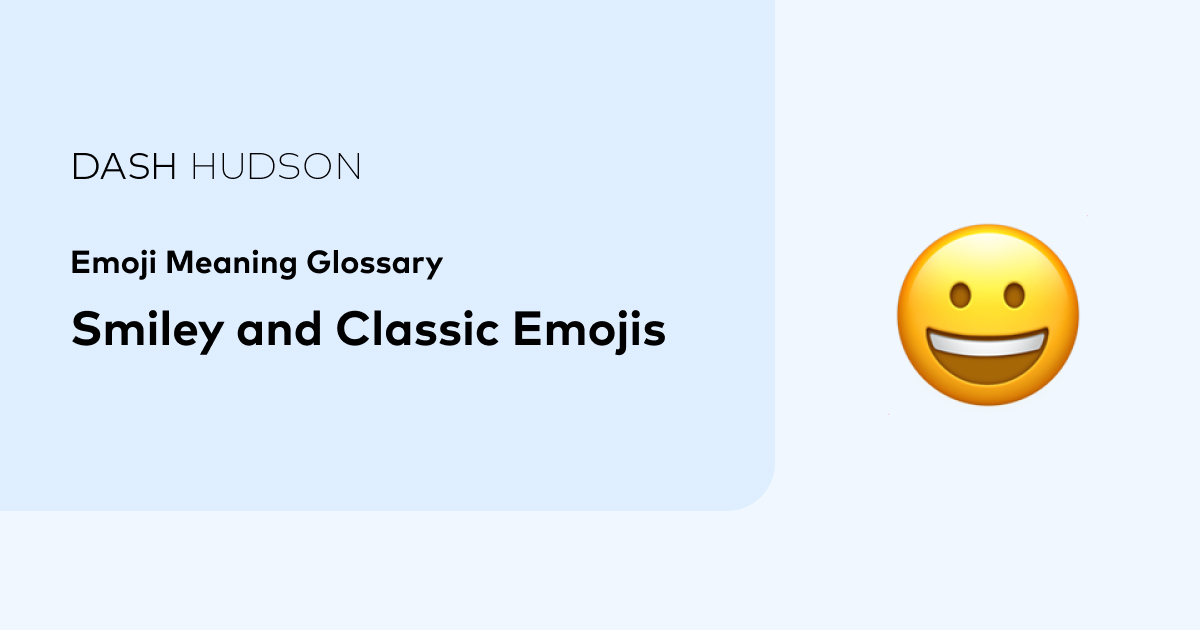 Smiley Emoji Meanings