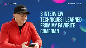 3 interview techniques I learned from my favorite comedian with Tristan Pelligrino