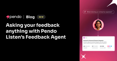Ask your feedback anything with Pendo Listen's Feedback Agent