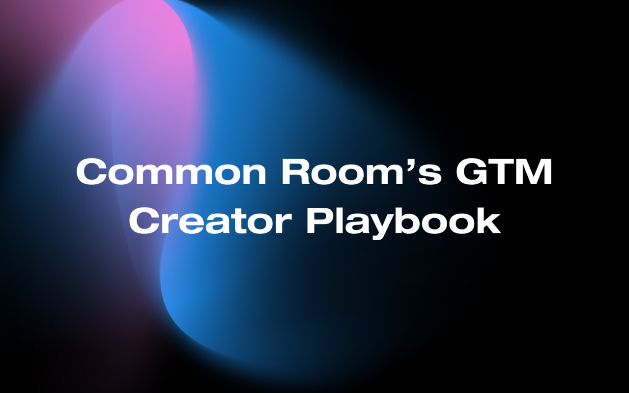 RevGenius & The Collab: Common Room's GTM Creator Playbook