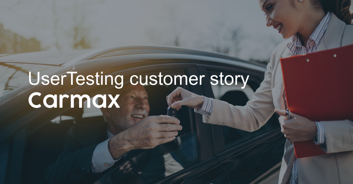 CarMax + UserTesting