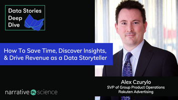 How to Save Time, Discover Insights, & Drive Revenue as a Data Storyteller featuring Alex Czurylo | Data Stories Deep Dive