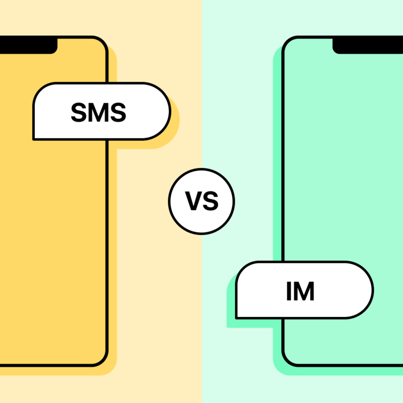 What is texting, and how does it compare to instant messaging?