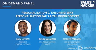 Personalization v. Tailoring: Why Personalization Fails & Tailoring Doesn't