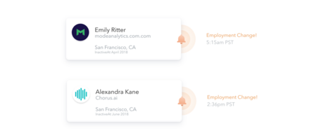 Job change alerts