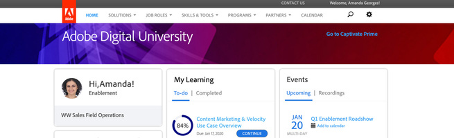 Adobe trains authors in 25% less time with Captivate Prime