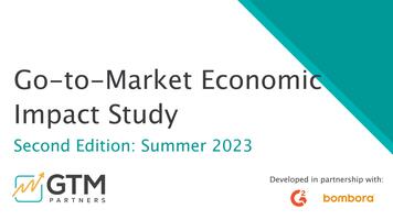 Go-To-Market Macro Economic Impact Study (Summer 2023 Edition)