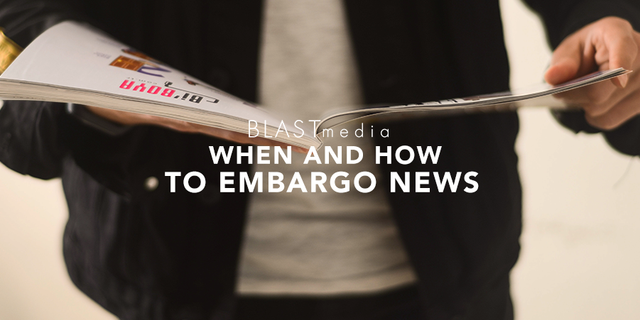 When and How to Embargo News