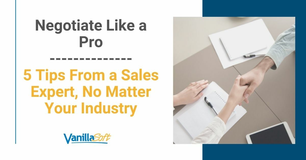 How are your negotiating skills?