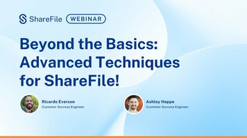 Beyond the Basics Webinar!