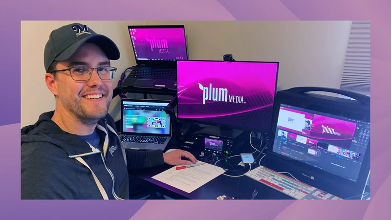How this producer streams live events from his guest bedroom