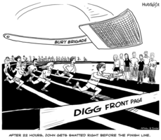 digg in Real Life: The Bury Brigade [cartoon]
