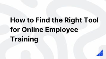 The Right Tool for Online Employee Training | WorkRamp