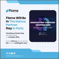 Flame will be in the Dahua Partner Day in Paris