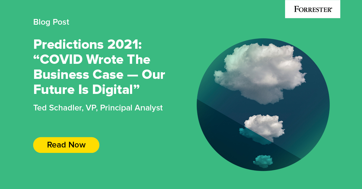 Predictions 2021: "COVID Wrote The Business Case - Our Future Is Digital"
