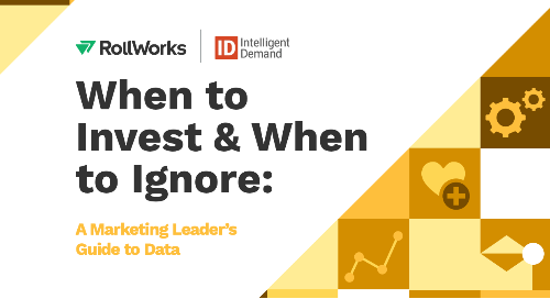 When to Invest and When to Ignore: The B2B Marketing Leader's Guide to Data