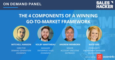 The 4 Components of a Winning Go-To-Market Framework