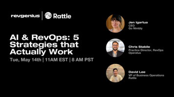 Watch the Recap : AI & RevOps: 5 Strategies that Actually Work