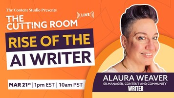 The Rise of AI-Assisted Writers | The Cutting Room ft. Alaura Weaver of Writer.com