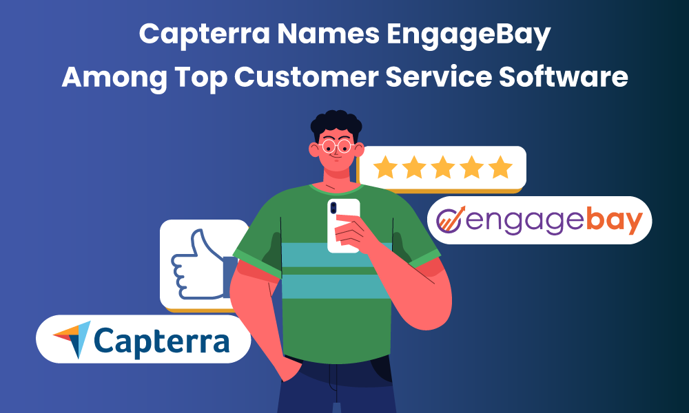 Capterra Names EngageBay Among Top Customer Service Software