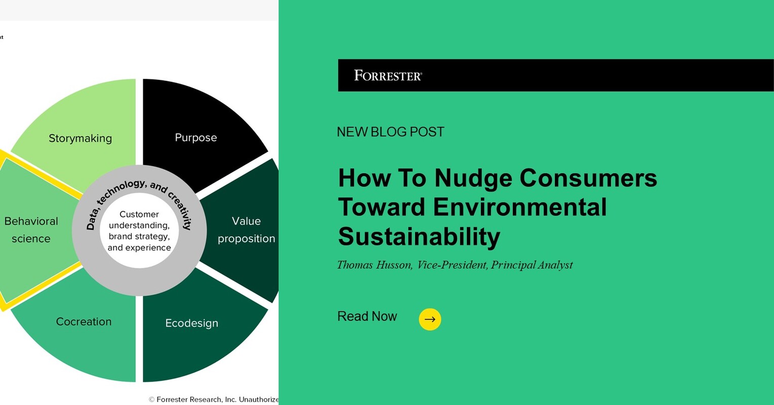 How To Nudge Consumers Toward Environmental Sustainability