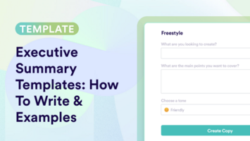 Executive Summary Templates: How To Write & Examples
