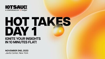 Hot Takes: 10-minute expert talks on search, conversions, web design, AI and more!