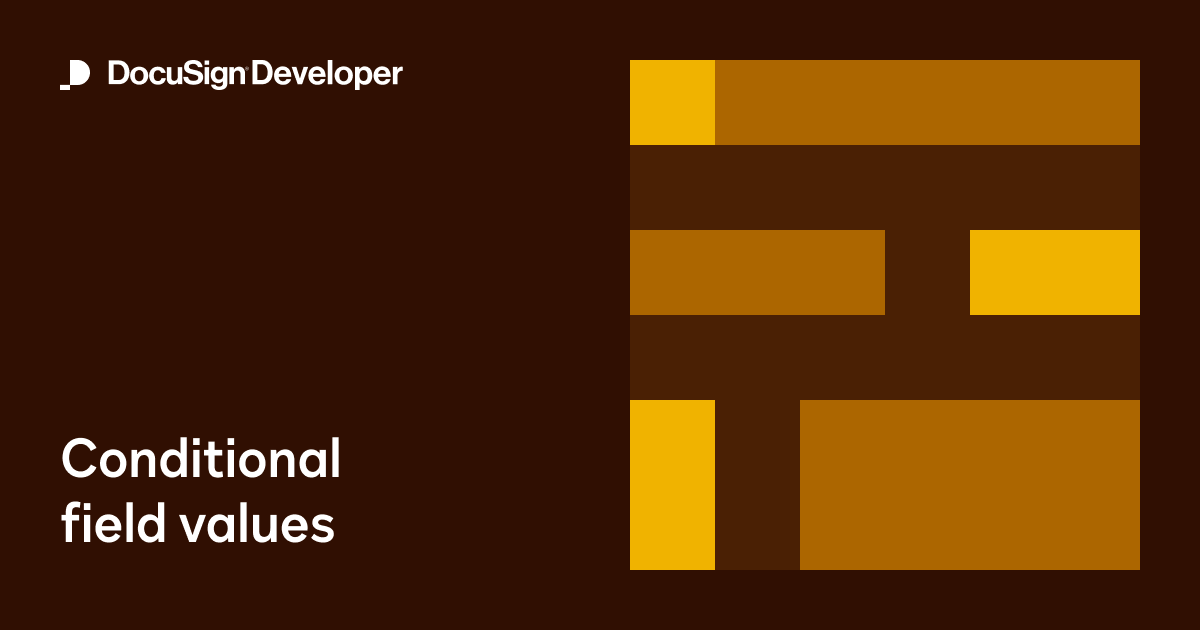 Conditional field values