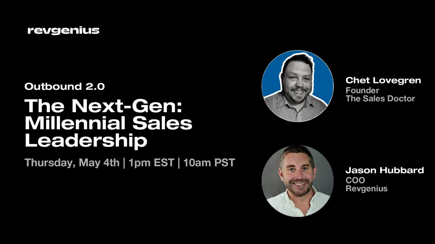 Outbound 2.0: The Next-Gen: Millennial Sales Leadership