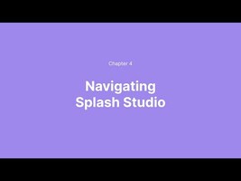 Navigating Splash Studio