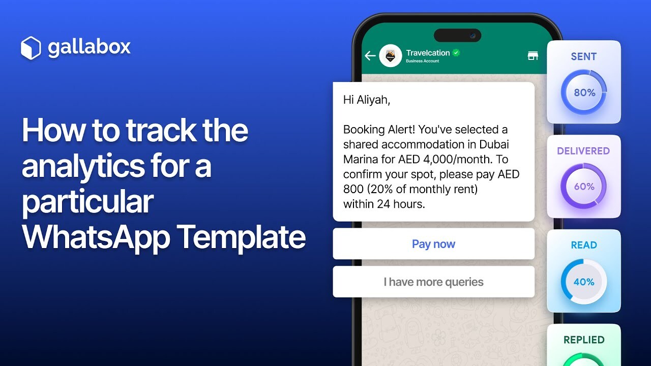 How to Track Analytics for WhatsApp Templates Using Gallabox