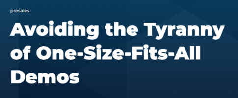 Avoiding the Tyranny of One-Size-Fits-All Demos