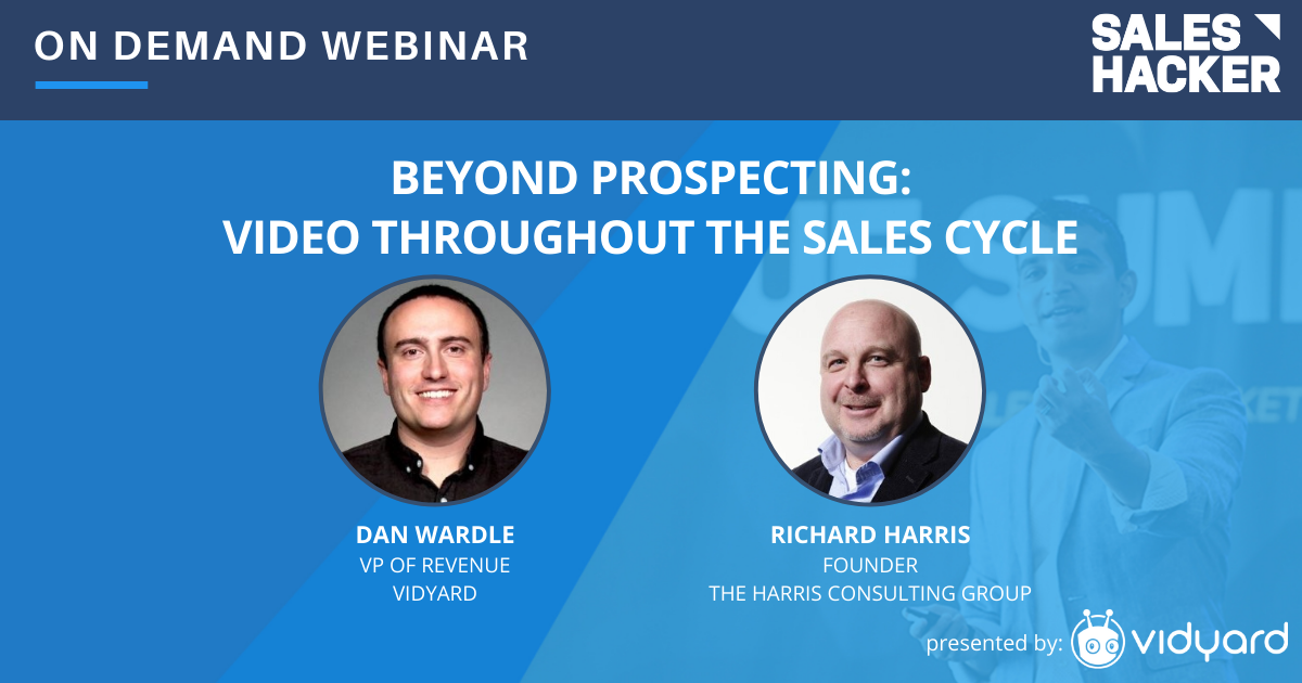 Beyond Prospecting: Video Throughout the Sales Cycle